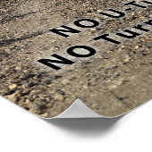 Poster L'affiche No UTurns NO Turning Back (Coin)
