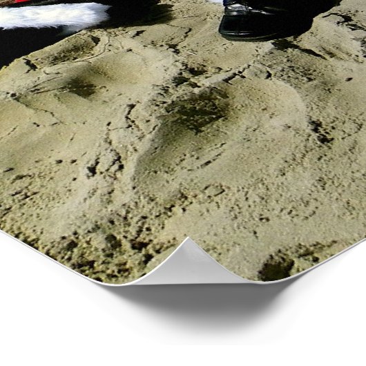 Poster L'Affiche Noël Sur La Plage ! (Coin)