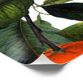 Poster L'affiche orange interdite 20x20 (Coin)