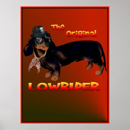 Poster L'affiche originale de Lowrider (Devant)