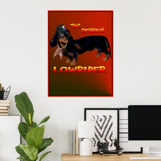 Poster L'affiche originale de Lowrider (Bureau à domicile)