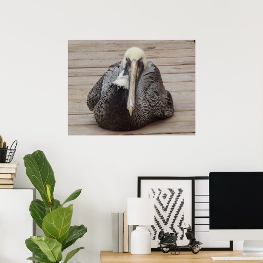 Poster L'affiche Ornery Pelican (Bureau à domicile)