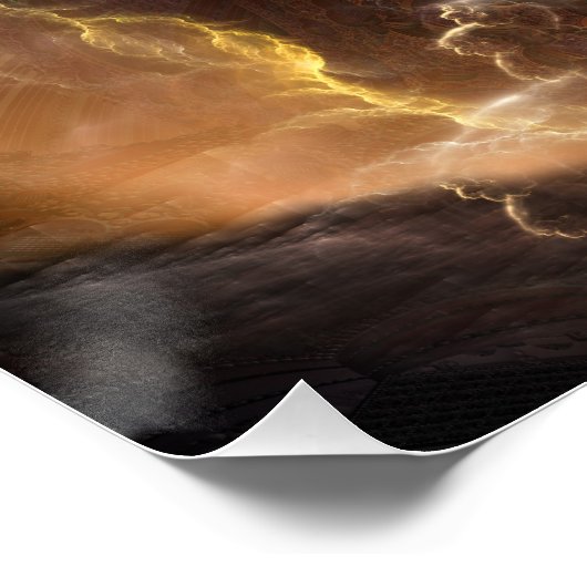 Poster L'affiche parfaite de l'art fractal Renidron (Coin)