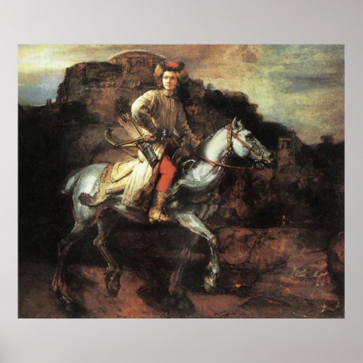 Poster L'affiche polonaise du cavalier (Devant)