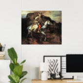 Poster L'affiche polonaise du cavalier (Bureau à domicile)