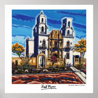 Poster L'affiche San Xavier après-midi Sunlight