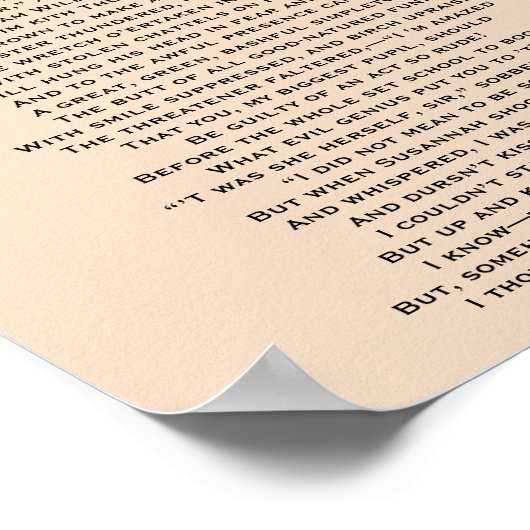 Poster L'affiche SMACK IN SCHOOL POEM (Coin)