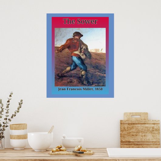 Poster L'affiche Sower 1850 (Cuisine)