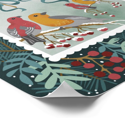 Poster L'affiche verte de la chanson Winter Earth (Coin)