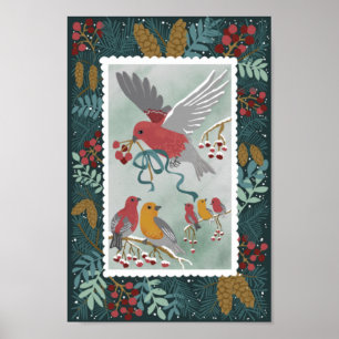 Poster L'affiche verte de la chanson Winter Earth