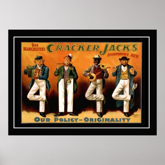 Poster L'affiche vintage des Four Jacks (Devant)