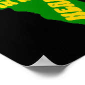 Poster L'Afrique Dans Mon Coeur Design Cool (Coin)