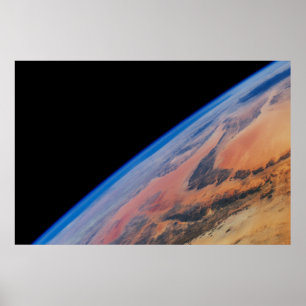 Poster L'Afrique Du Nord Et Le Vaste Désert Libyen.