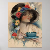 Poster L'afternoon tea, Harrison Fisher (Devant)