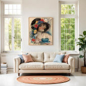 Poster L'afternoon tea, Harrison Fisher