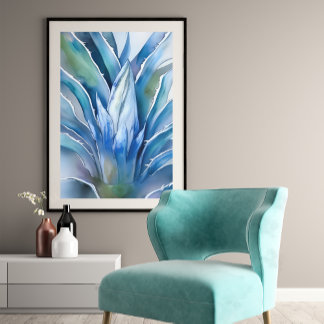 Poster L'Agave Bleue sans cadre