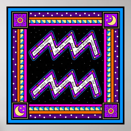 POSTER L'ÂGE D'AQUARIUS (Devant)