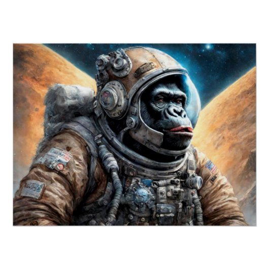 POSTER L'ÂGE DE L'ACIER-GORILLA 3 (Devant)