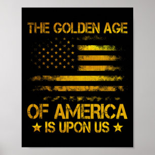Poster L'âge d'or de l'Amérique est sur nous Drôle de Tru