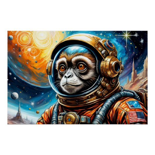 POSTER L'ÂGE DU MONKEY ACIER-TAMARIN (Devant)