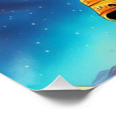 POSTER L'ÂGE DU MONKEY ACIER-TAMARIN 4 (Coin)