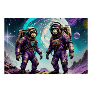 POSTER L'ÂGE DU MONKEY ACIER-TAMARIN 7