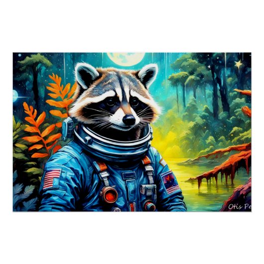POSTER L'ÂGE DU RACCOON ACIER (Devant)