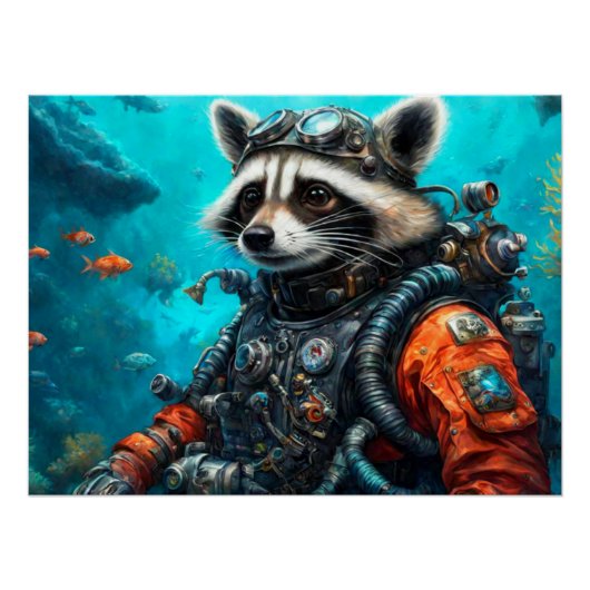 POSTER L'ÂGE DU RACCOON D'ACIER 3 (Devant)