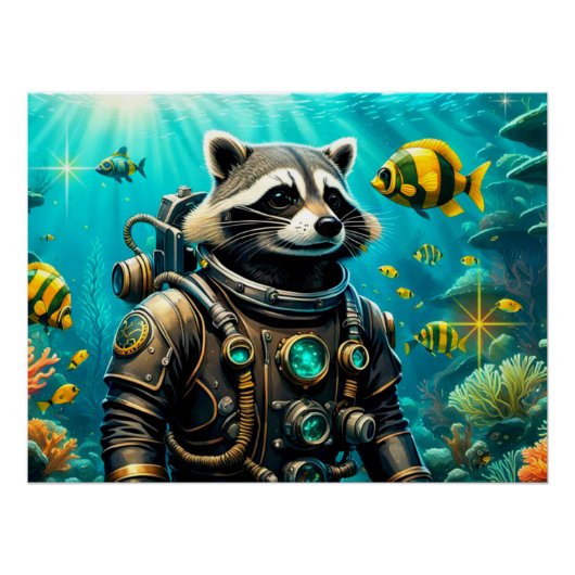 POSTER L'ÂGE DU RACCOON D'ACIER 5 (Devant)