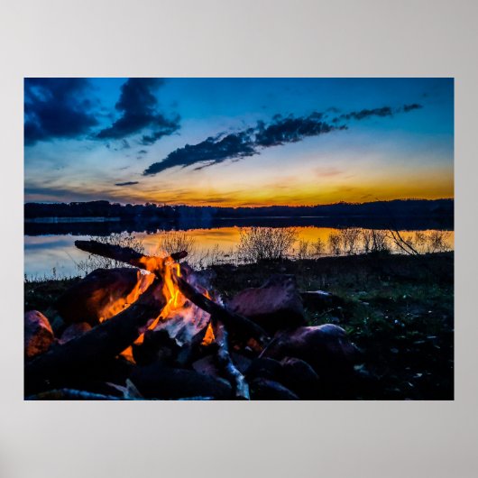 Poster Lagerfeuerstimmung (Devant)