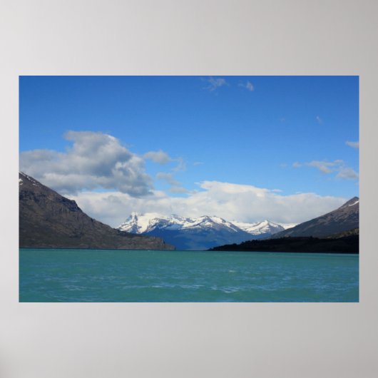 Poster Lago Argentino (Devant)