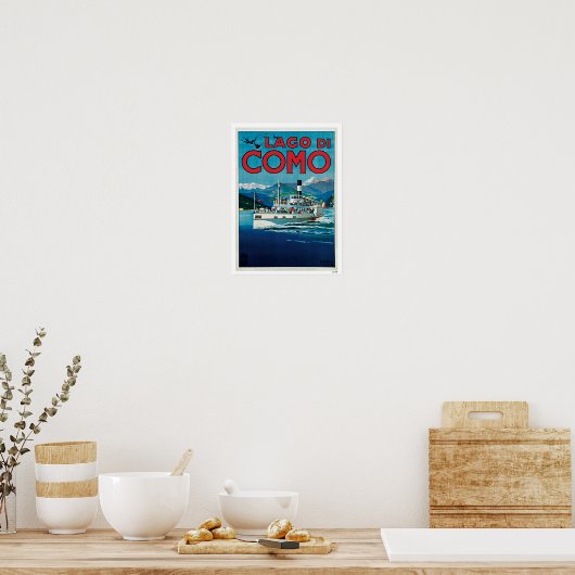 Poster Lago di Como (Cuisine)