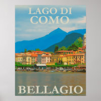 Lago Di Como, Bellagio, Italie Vintage voyage