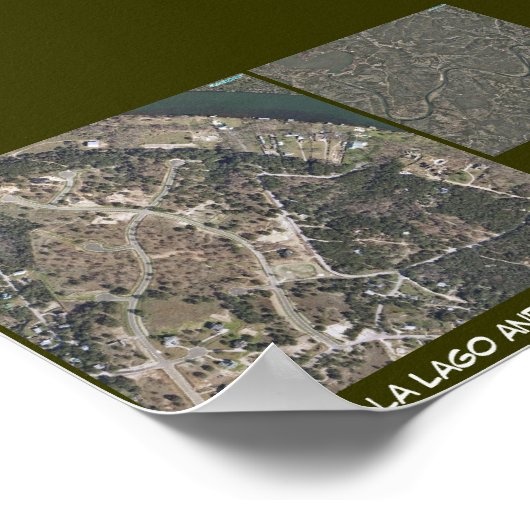 Poster Lago et le lac Austin (Coin)