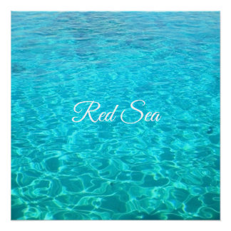 Poster Lagon azur en mer Rouge