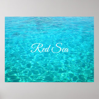 Poster Lagon azur en mer Rouge