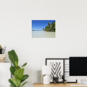 Poster Lagon bleu de Rangiroa (Bureau à domicile)