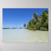 Poster Lagon bleu de Rangiroa (Devant)