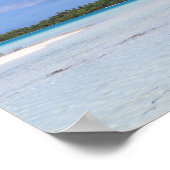 Poster Lagon bleu de Rangiroa (Coin)