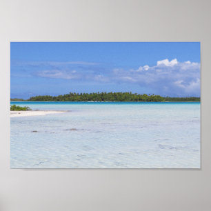 Poster Lagon bleu de Rangiroa
