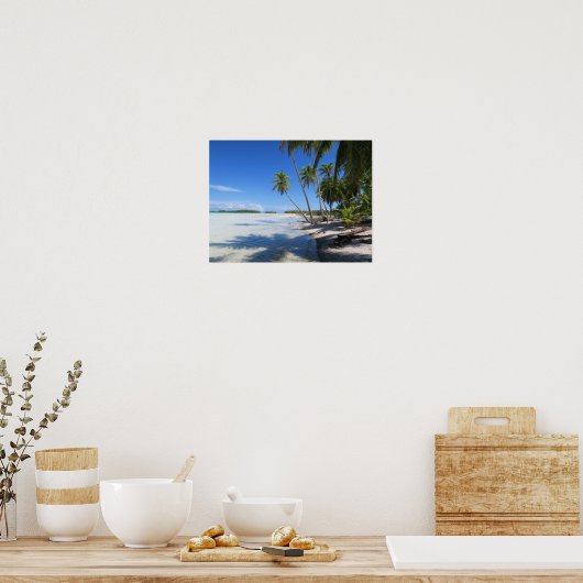 Poster Lagon bleu de Rangiroa (Cuisine)