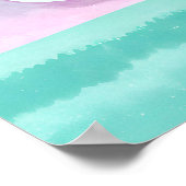 Poster Lagon caché Pastel (Coin)