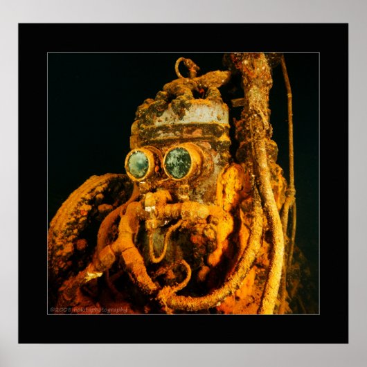 Poster Lagon de Truk - Fujikawa Maru - Compresseur d'air (Devant)