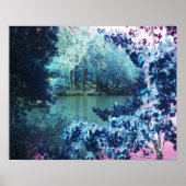 Poster Lagon principalement bleu (Devant)