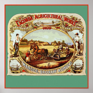 Poster Lagonda Agriculture Works