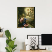 Poster L'agonie dans le jardin (Bureau à domicile)