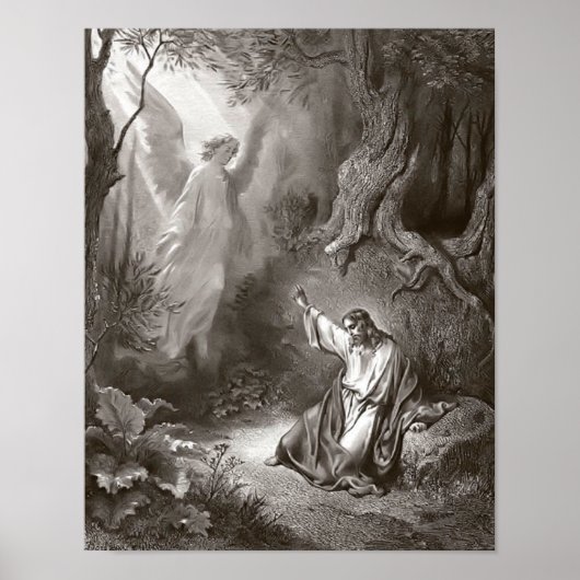 Poster L'Agonie Dans Le Jardin Dore Inspirationnel (Devant)