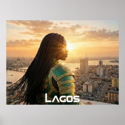 POSTER LAGOS - NIGÉRIA (Devant)