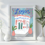 Poster Lagos Portugal Quiosque Algarve mignonne artisanat<br><div class="desc">Ajoutez votre propre texte à cette affiche avec une charmante illustration d'un charmant kiosque à Lagos Algarve Portugal. Vous pouvez modifier la taille de l'affiche et ajuster l'illustration pour l'adapter, ou me faire savoir si vous avez besoin d'aide pour une taille personnalisée. J'espère que vous aimez ce dessin, je l'ai...</div>