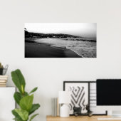 Poster Laguna Beach B&W (Bureau à domicile)
